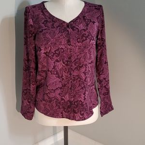Christopher & Banks NWT V-neck, High Low Blouse